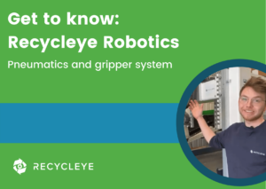 Recycleye Robotics pneumatica e sistema di pinza