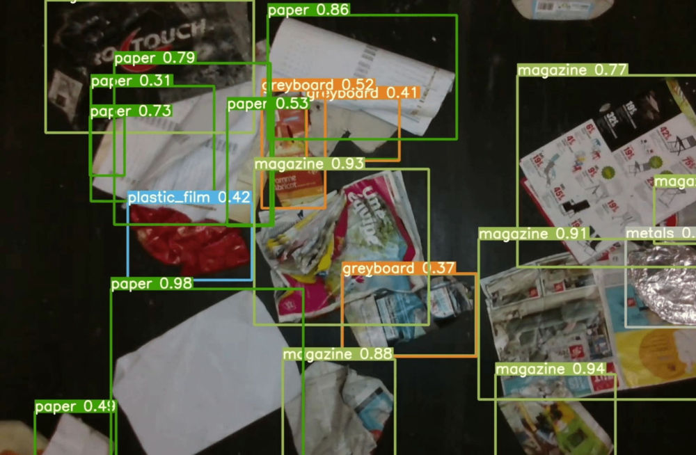 recycleye robot ai sorting