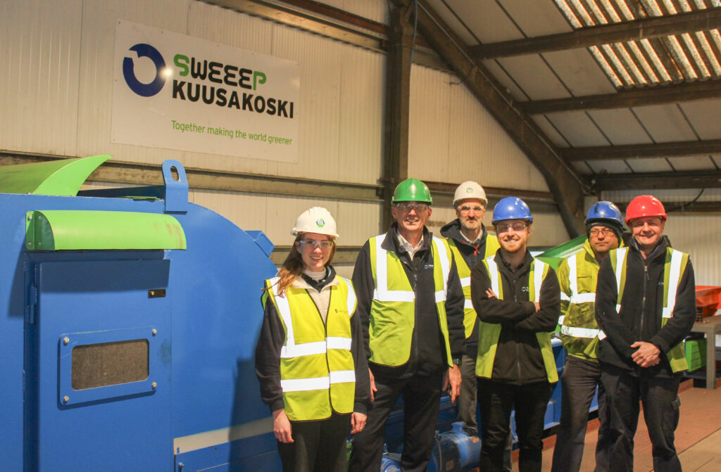 SWEEEP Kuusakoski team with Recycleye